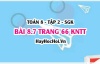 Bài 8.7 trang 66 Toán 8 Tập 2 Kết nối tri thức: Xác suất trò chơi vòng quay may mắn